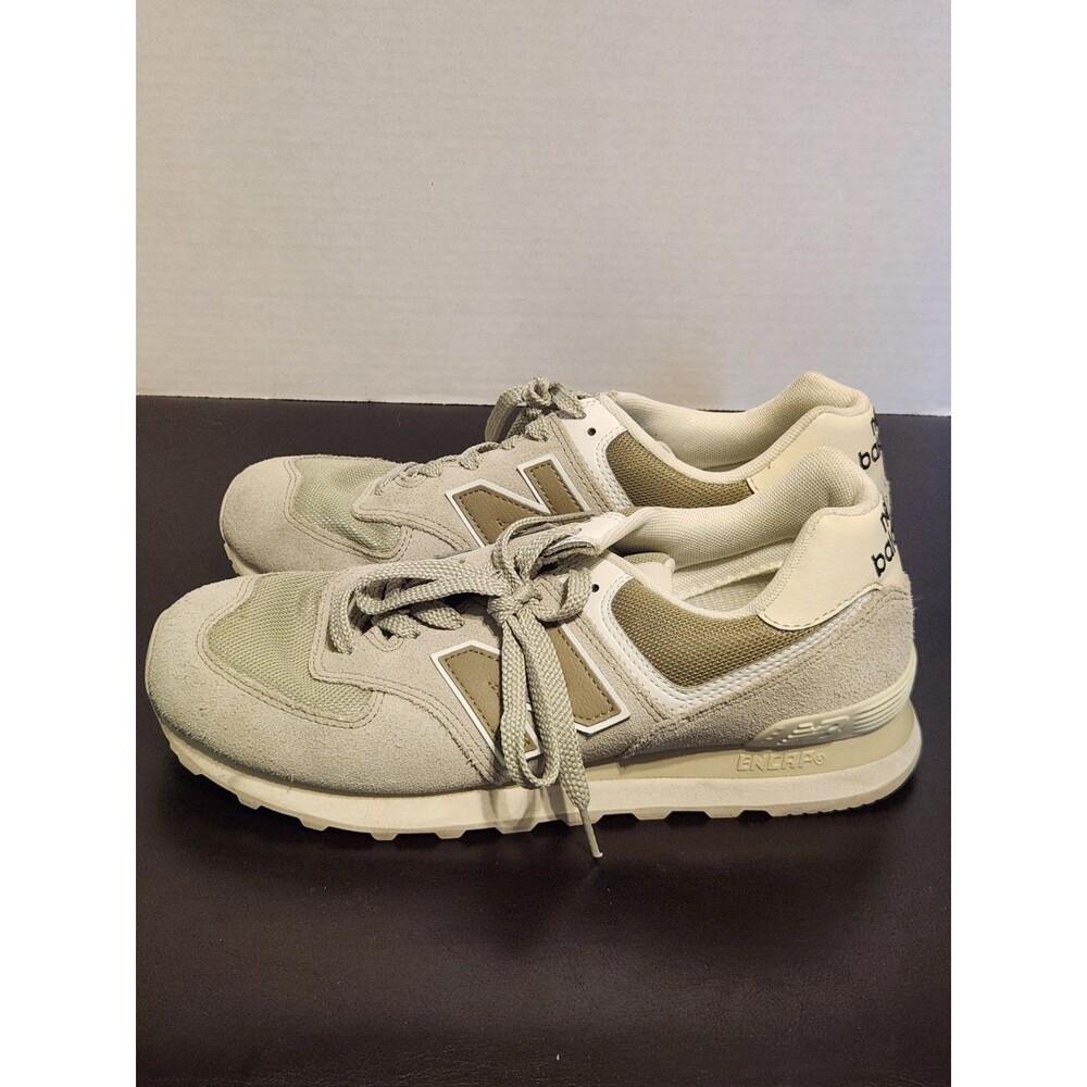 Sz 8 B - New Balance 574 Gray Mens